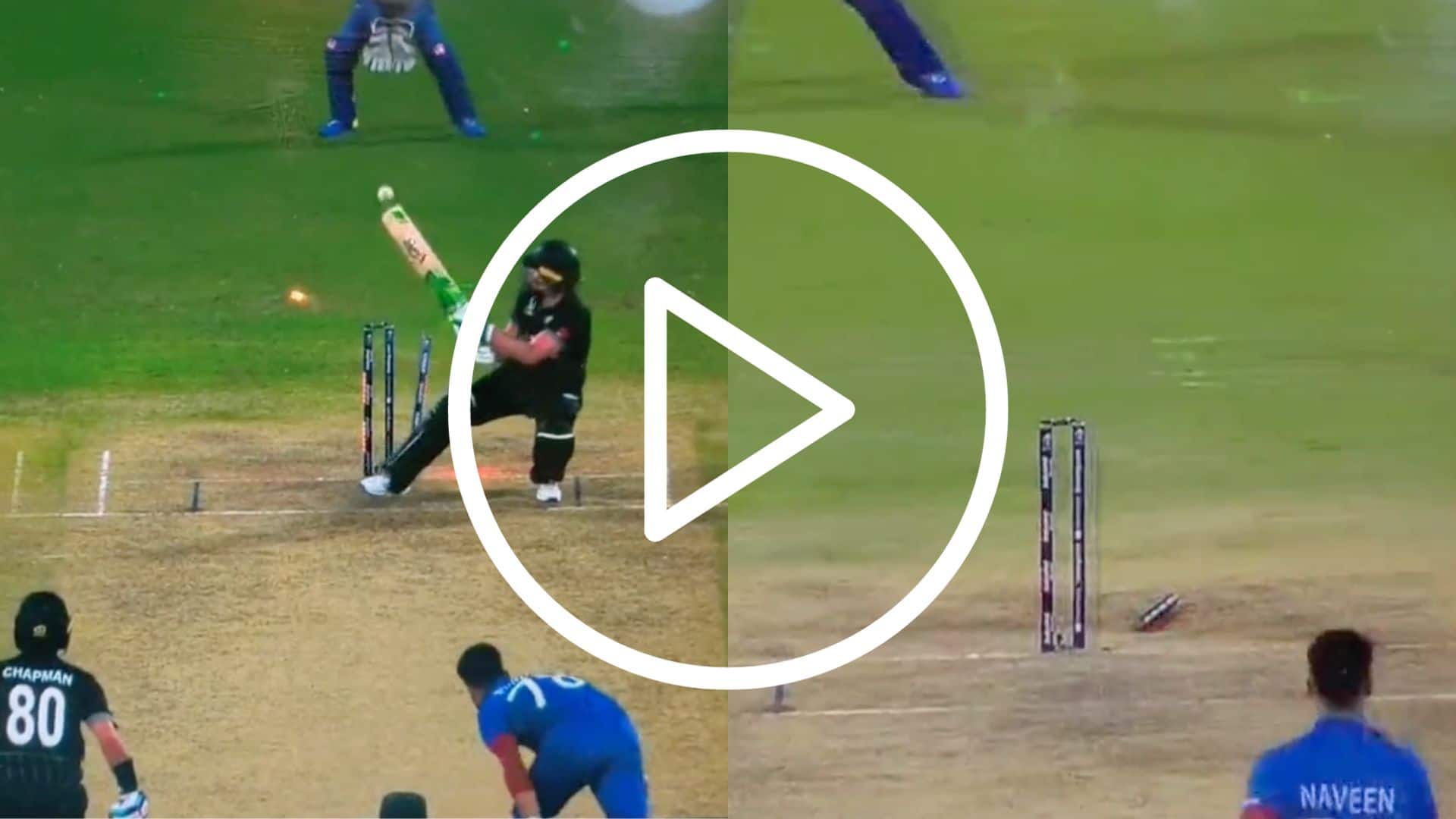 [Watch] Naveen-ul-Haq ‘Rips Through’ Tom Latham With A Cracker Of A Delivery